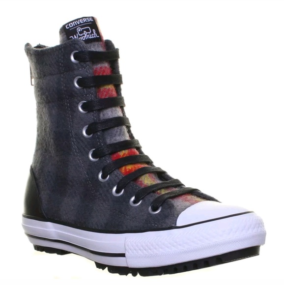Brand New! Chuck Taylor Woolrich Hi Top Shoe - Picture 2 of 7